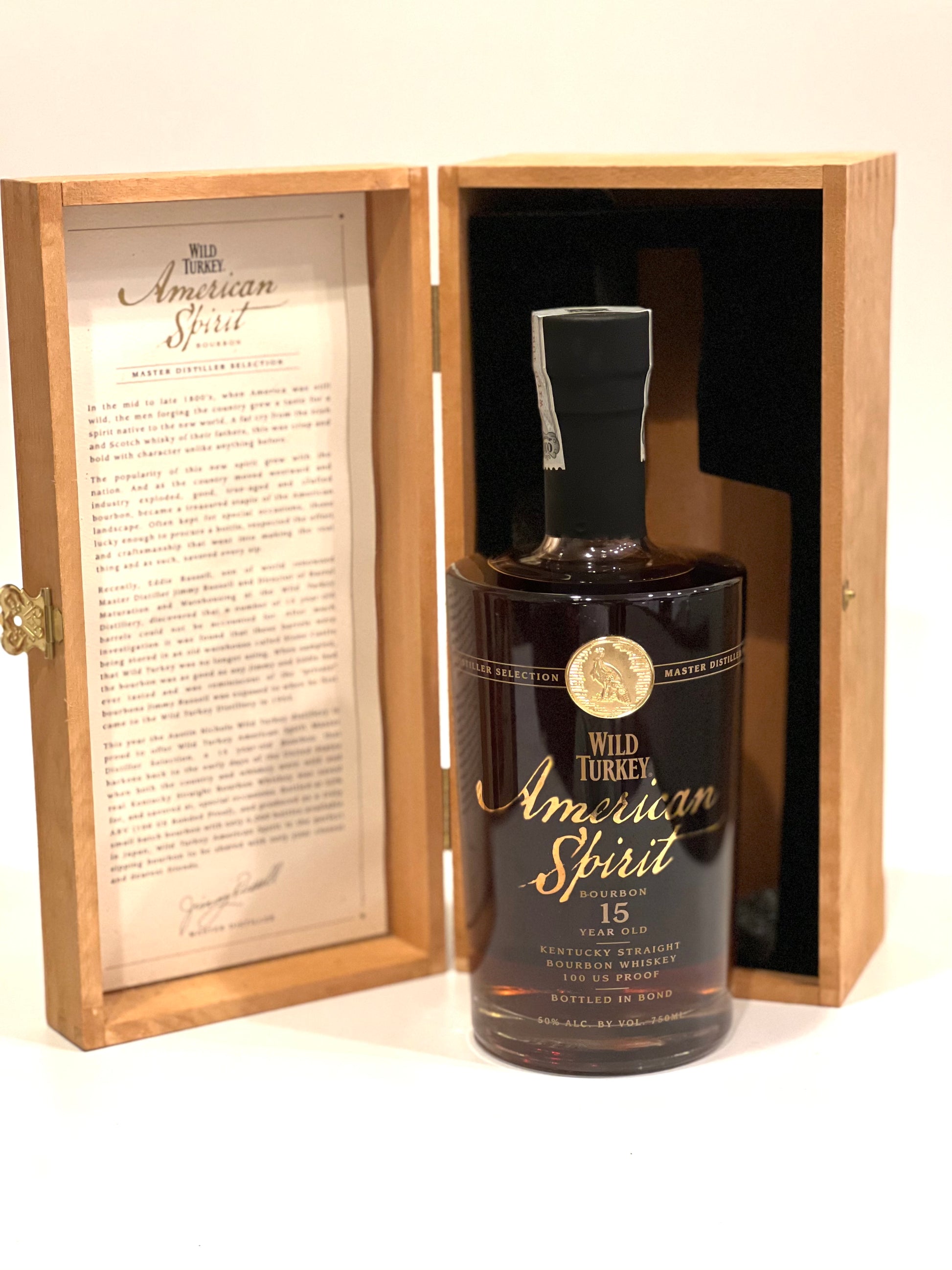 Wild Turkey American Spirit 15 Year Master Distiller Selection – Vintage  Bourbon Shop